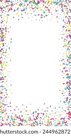 Caída de números coloridos. Concepto de estudio de matemáticas con dígitos voladores. Anuncio de matemáticas de vuelta a la escuela sobre fondo blanco. Ilustración vectorial de números en caída.