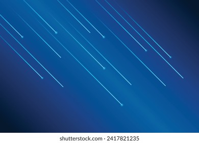 Falling comet meteor light abstract background