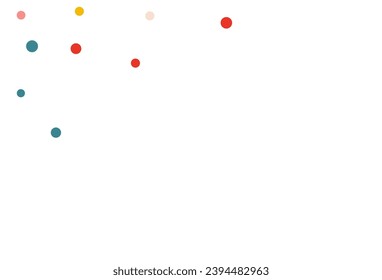 Falling Confetti Celebrate Vector White Background. Independence Rain Design. Effect Shine Texture. Happy Circle Festival Invitation.