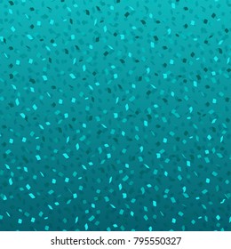 Falling Confetti on blue Background.