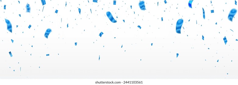 Falling confetti on a transparent background. fun decoration. Can be used for celebration, advertisement, birthday party, Christmas, New Year, Holiday, Carnival festivity, Valentine’s Day,