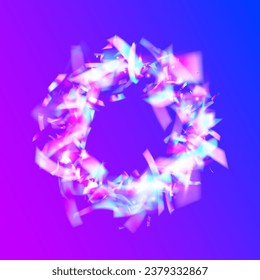 Falling Confetti. Webpunk Art. Birthday Glare. Transparent Tinsel. Metal Vaporwave Serpentine. Blur Prism. Luxury Foil. Pink Disco Sparkles. Violet Falling Confetti