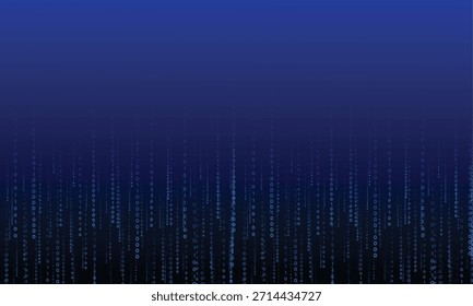 
Número 10000 digital que cae y que brilla intensamente sobre fondo azul oscuro