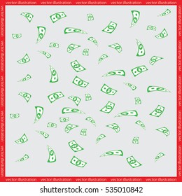 falling dollar icon vector illustration eps10.