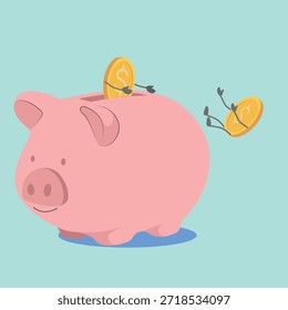 Caída del dólar, inflación, moneda global, economía, crisis financiera, caída del ingreso. Hucha, riesgos financieros, ahorro de dinero, disminución de beneficios, inversiones riesgosas, monedas de oro