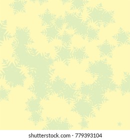 falling down snow mint stars. yellow