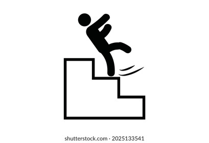 Falling Down The Stairs And Over The Edge. Wet Floor, Tripping On Stairs.