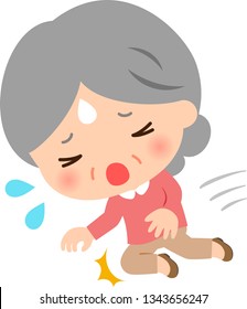 Falling elder women