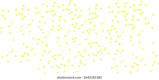 Falling or floating yellow stars on vector stars  background