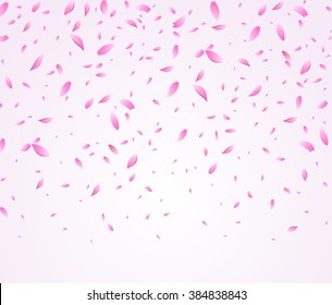 Falling flower background 