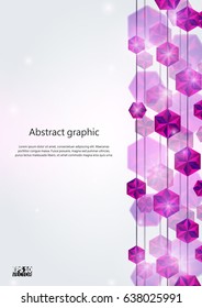 Falling Gems Abstract Background. Eps10 Vector illustration.