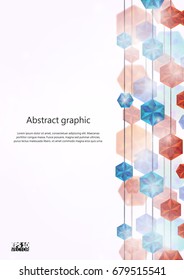 Falling Gems Abstract Background. Eps10 Vector illustration.