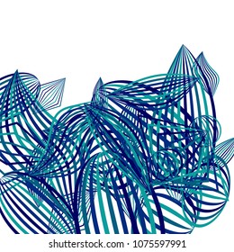 Falling geometric figures. Abstract background with color striped figures for mobile application or print. Background with falling colorful geometric figures for your design. Vector texture.
