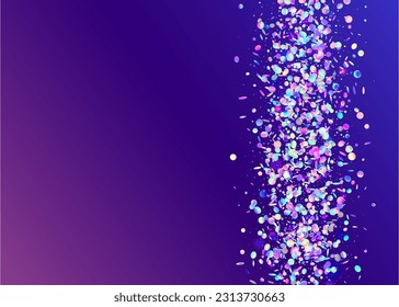 Falling Glare. Holiday Foil. Fiesta Art. Disco Carnaval Backdrop. Transparent Tinsel. Birthday Effect. Violet Party Glitter. Shiny Banner. Pink Falling Glare