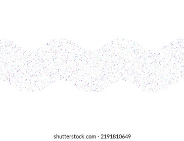 Falling Glitter. Luxury Art. Laser Flyer. Pink Retro Confetti. Party Celebrate Decoration. Holographic Effect. Holiday Foil. Birthday Background. Blue Falling Glitter