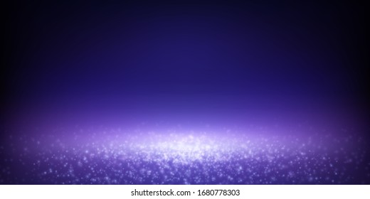 falling glittering dust spotlight, luxury blurred lights bokeh