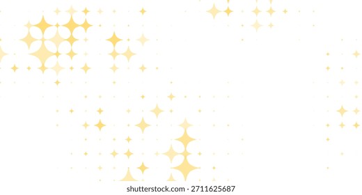 Fondo de confeti de oro que cae. Repitiendo patrón de brillo de puntos dorados. Fondo de pantalla de puntos amarillo, naranja y dorado.
