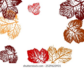 Falling green leaves. Fresh tea chaotic leaves flying.  Forest Design, Nature Elements. Ecology Vector Illustration. 