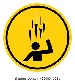 Falling Ice Symbol Sign, Vector Illustration, Isolate On White Background Label.EPS10