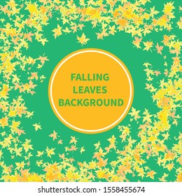 Falling leaves background, nature, leaves