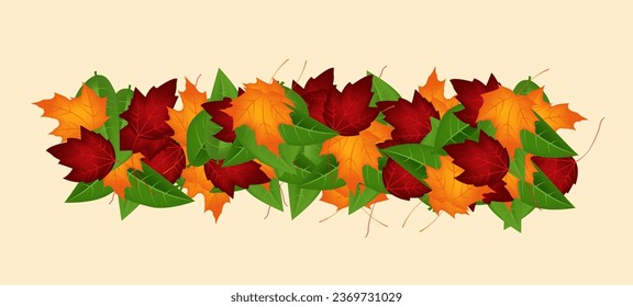 Fallende Blätter Hintergrund.Fallende Blätter.Herbstblätter