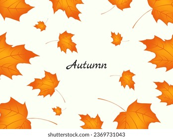 Falling leaves background.Falling leaves.Autumn leaves