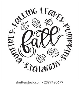 falling leaves pumpkins background inspirational positive quotes, motivational, typography, lettering design