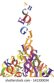 Falling letters