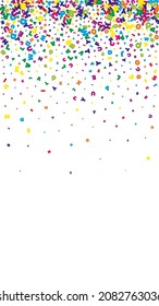 Falling letters of English language. Vivid flying words of Latin alphabet. Foreign languages study concept. Dazzling back to school banner on white background.