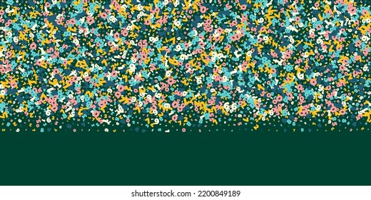 Falling light numbers. Math study concept with flying digits. Bold back to school mathematics banner on blackboard background. Falling numbers vector illustration.