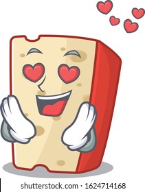 falling in love cute dutch cheese cartoon character design