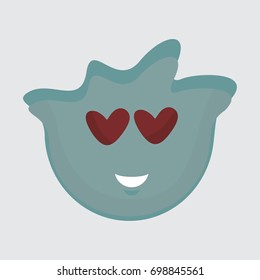 Falling in love Emoticon Vector illustrations