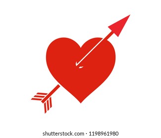 Falling in Love Sign Symbol Icon Logo Vector