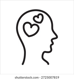 Enamorarse Icono de línea simple