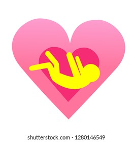 Falling in love. valentine