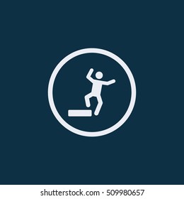 The falling man icon. the falling man sign
