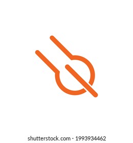 Falling meteor logo design vector template