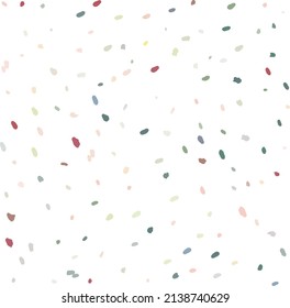 falling multi colored particles vector background