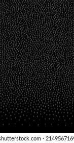 Falling numbers, big data concept. Binary white flying digits. Resplendent futuristic banner on black background. Digital vector illustration with falling numbers.