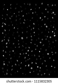 falling numbers, digits beautiful background design wallpaper

