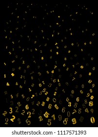 falling numbers, digits beautiful background design wallpaper
