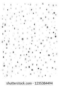 falling numbers education background texture abstract pattern design