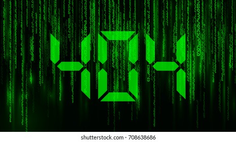 falling numbers. warning: error 404, page not found. vector illustration