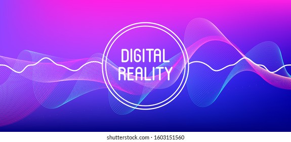 Falling Particles Distressed Purple Vector. Pink Blue Purple Futuristic Gradient Overlay. Punk Geometric Background. 3D Flow Shapes Poster. Data Stream Minimal Banner. Big Data Neon Wallpaper.