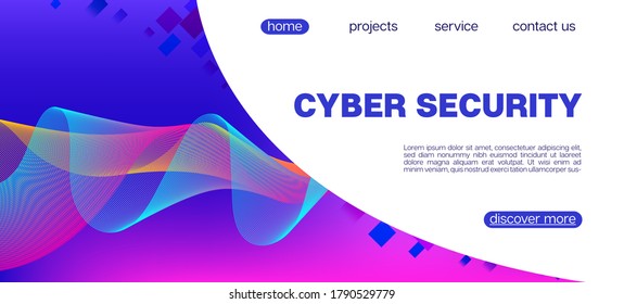 Falling Particles Distressed Purple Vector. Data Analytics Cool Banner. 3D Flow Shapes Poster. Pink Blue Purple Futuristic Gradient Overlay. Big Data Neon Background. Cyber Geometric Background.