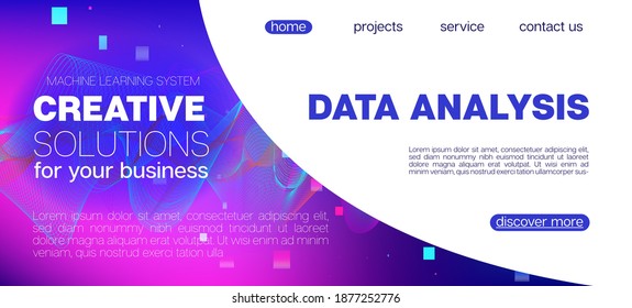 Falling Particles Distressed Purple Vector. Big Data Neon Wallpaper. Pink