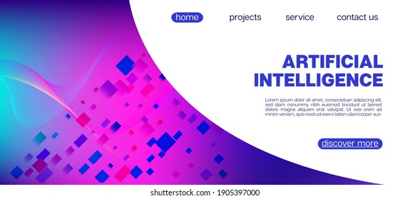 Falling Particles Distressed Purple Vector. Big Data Neon Background. Pink Blue Purple Futuristic Gradient Overlay. Data Stream Minimal Banner. 3D Liquid Shapes Website. Cyber Geometric Background.