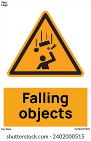 Falling Parts signs symbol standard iso 7010