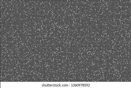 Falling Pixels. Pixel Abstract Mosaic. Abstract Background. Vector Illustration. 