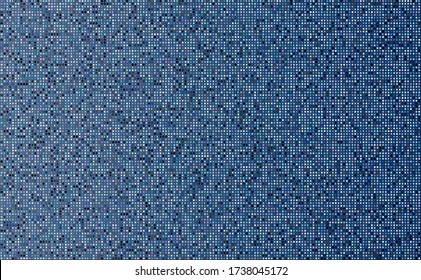 Falling Pixels. Pixel Abstract Mosaic. Abstract Background. Vector Illustration.